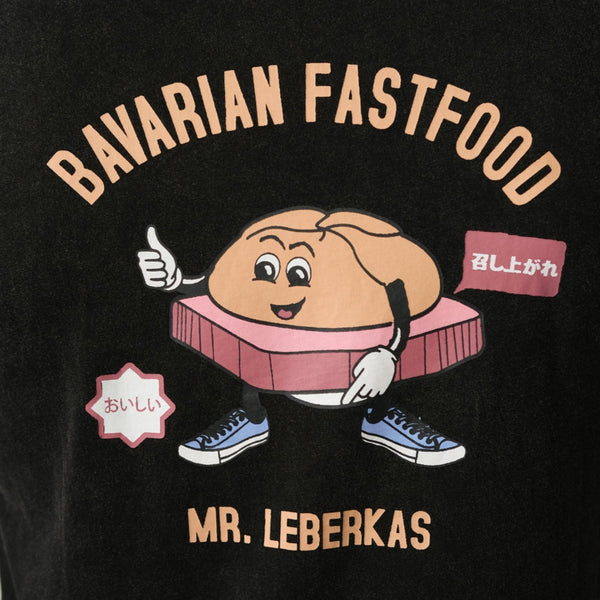 T-Shirt "Bavarian Fastfood" schwarz